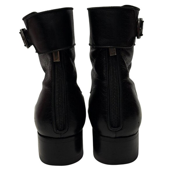 $2190 Saint Laurent miles bootie baby boots size 10 / 40 - Picture 4 of 6